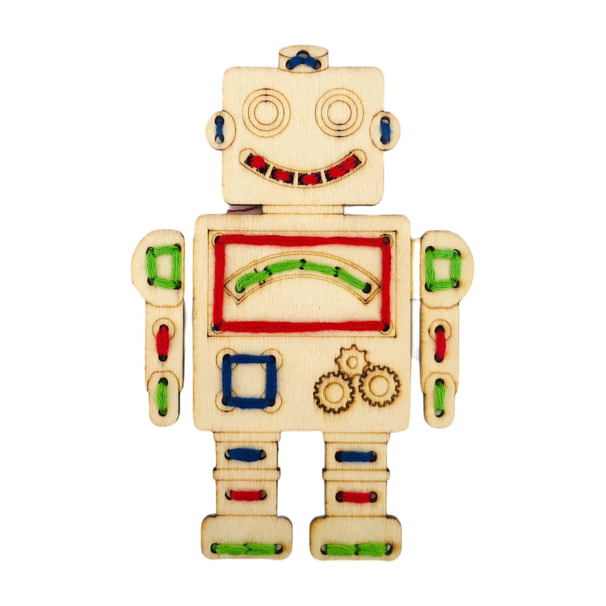 Robot Wooden Threading Kit