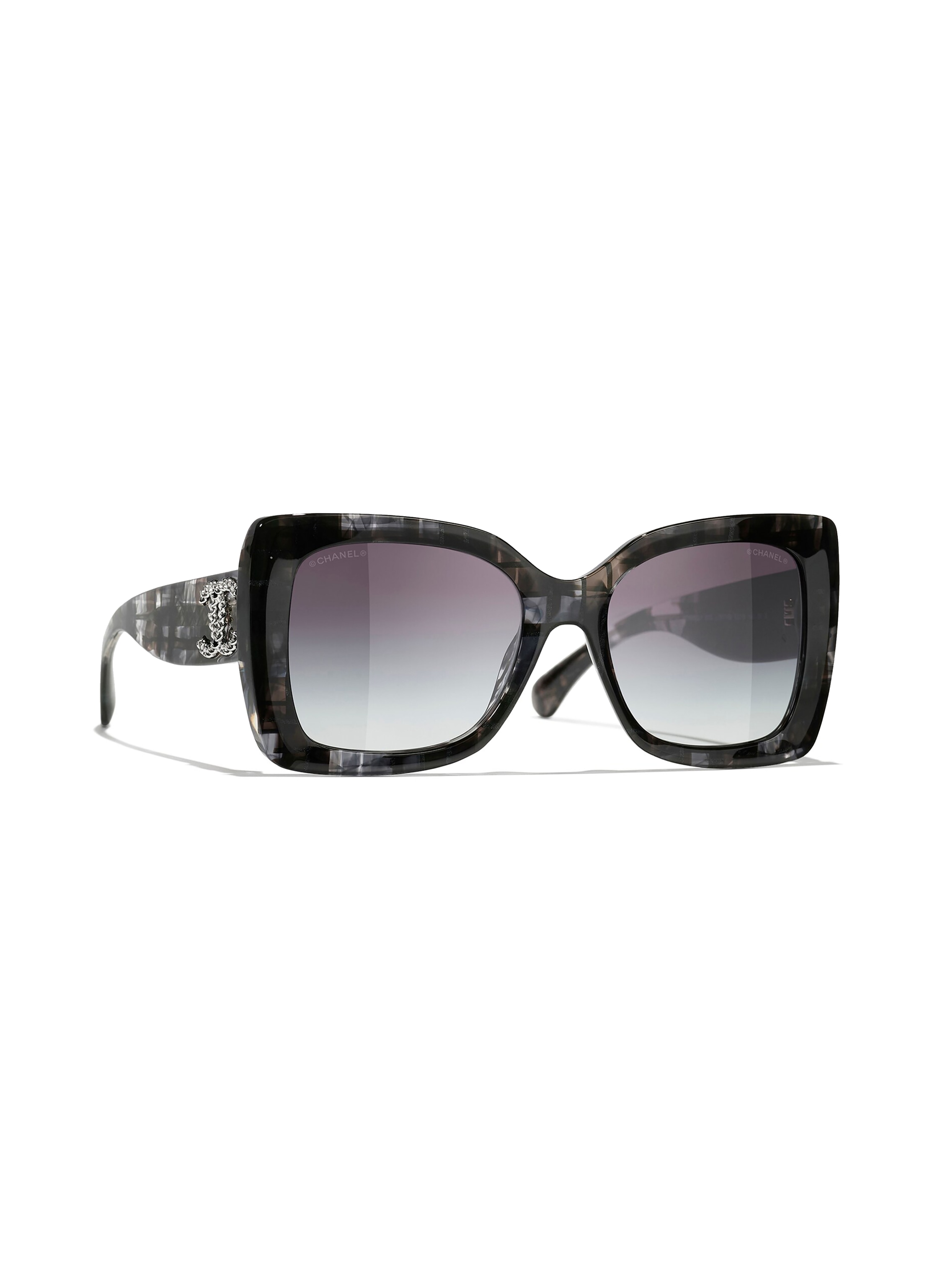 CHANEL Quadratische Sonnenbrille