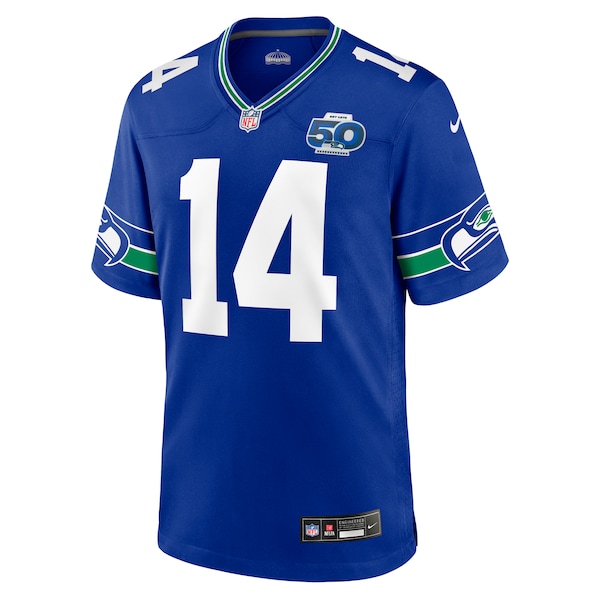 Sam Darnold Seattle Seahawks Nike Alternate 50th Season Game Jersey - Royal