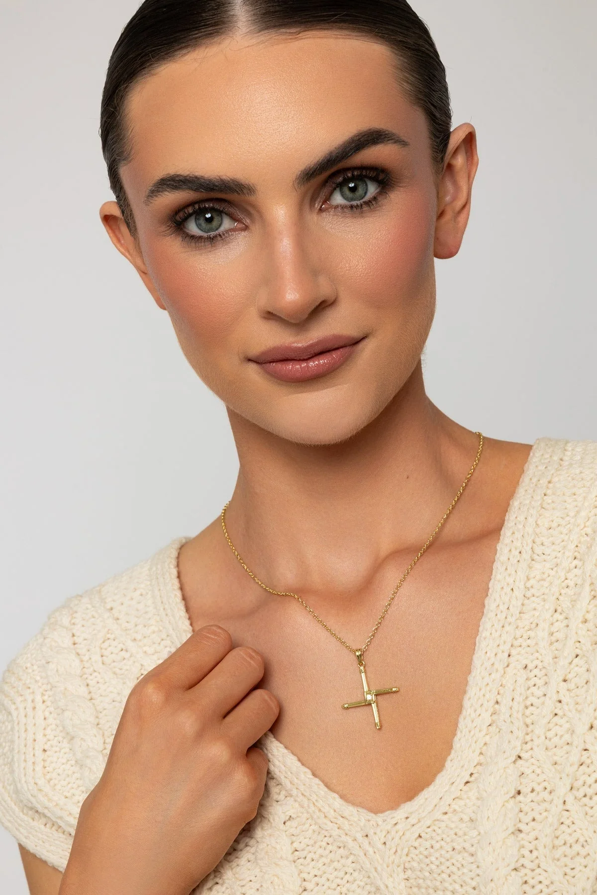 St. Brigids Cross in Gold