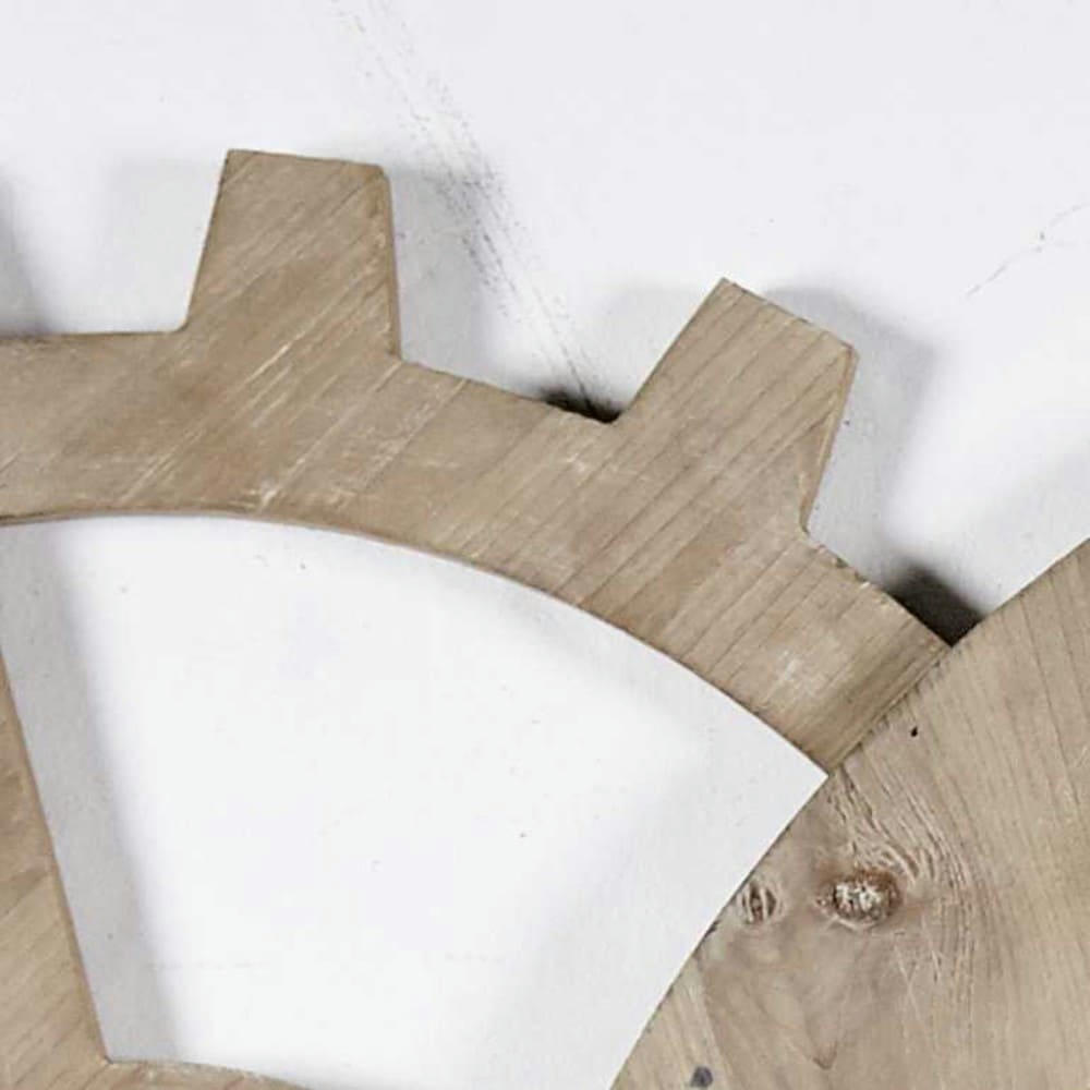 Hipster - Horloge murale industrielle bicolore 145x109