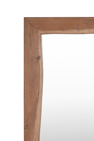 Miroir en bois naturel manguier marron