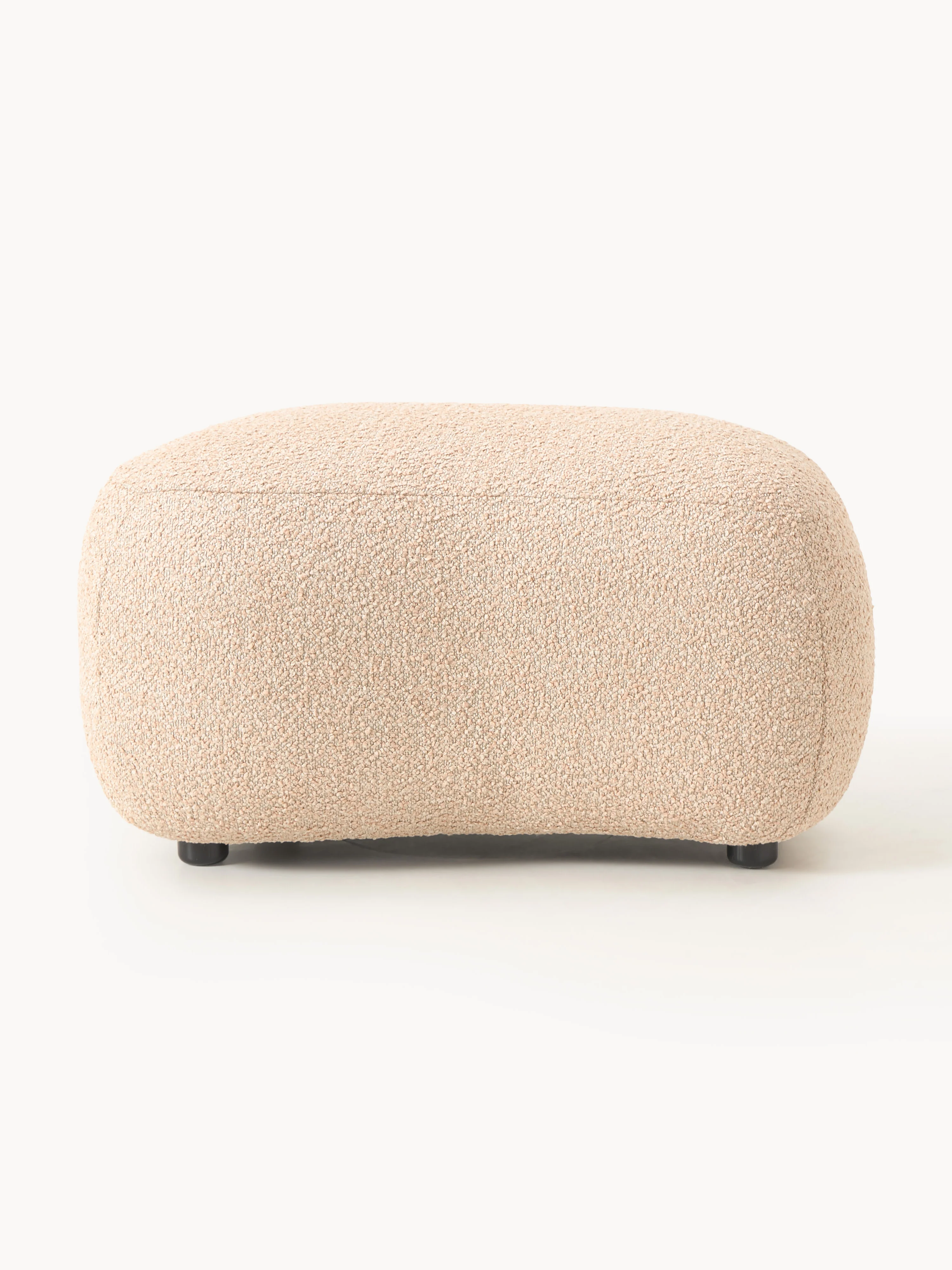 Bouclé-Sofa-Hocker Alba