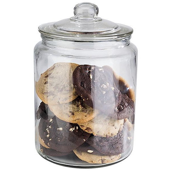 Bocal de conservation en verre pour biscuits - 6 Litres