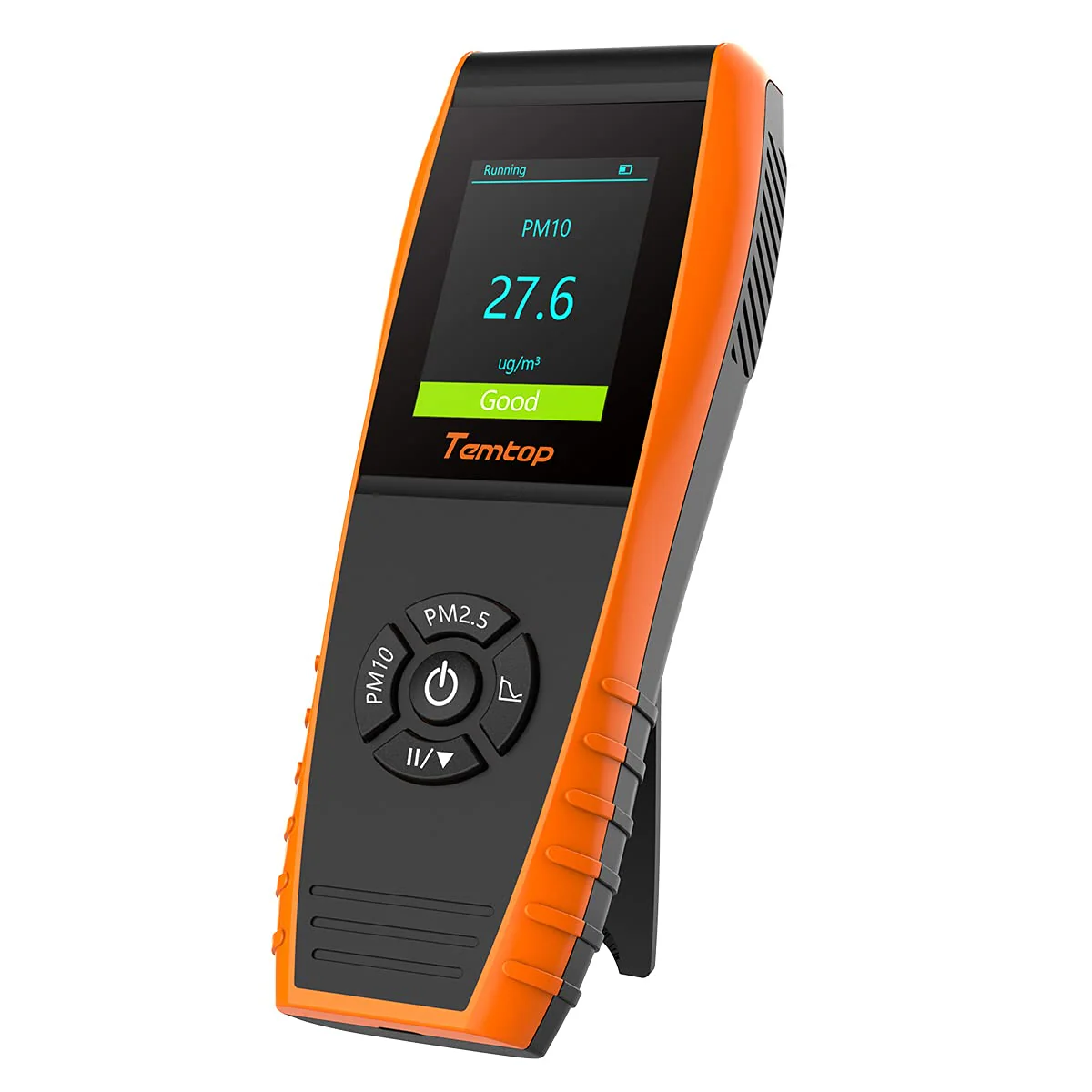 Air Quality Monitor PM2.5 PM10 Particle Counter, Formaldehyde, Temperature, Humidity, TVOC AQI Tester for Indoor/Outdoor Air Pollution Detection w/Data Export(LKC-1000S+ 2nd)