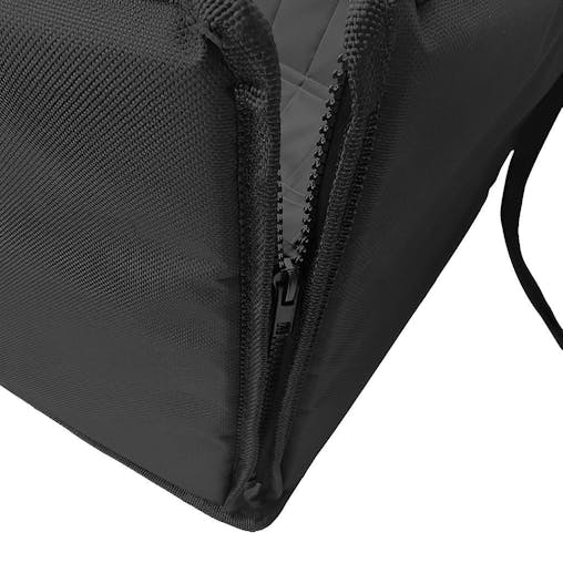 SOGA Black Car Pet Sitting Bag Breathable Safety Travel Portable Carrier Pouch Travel Essentials