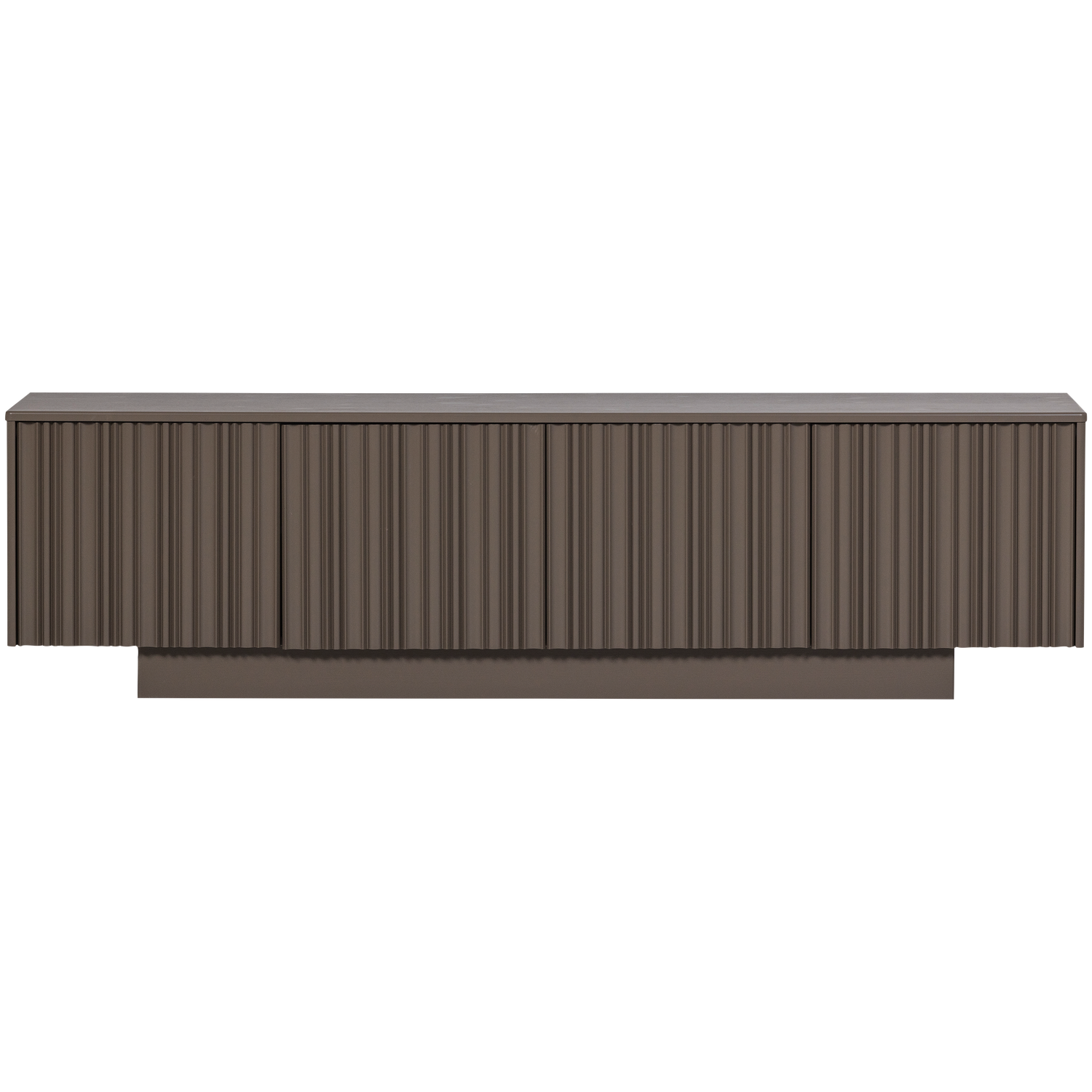 WOOOD tv meubel Nova 200 cm - Grenen - Truffel Bruin - 54x200x40