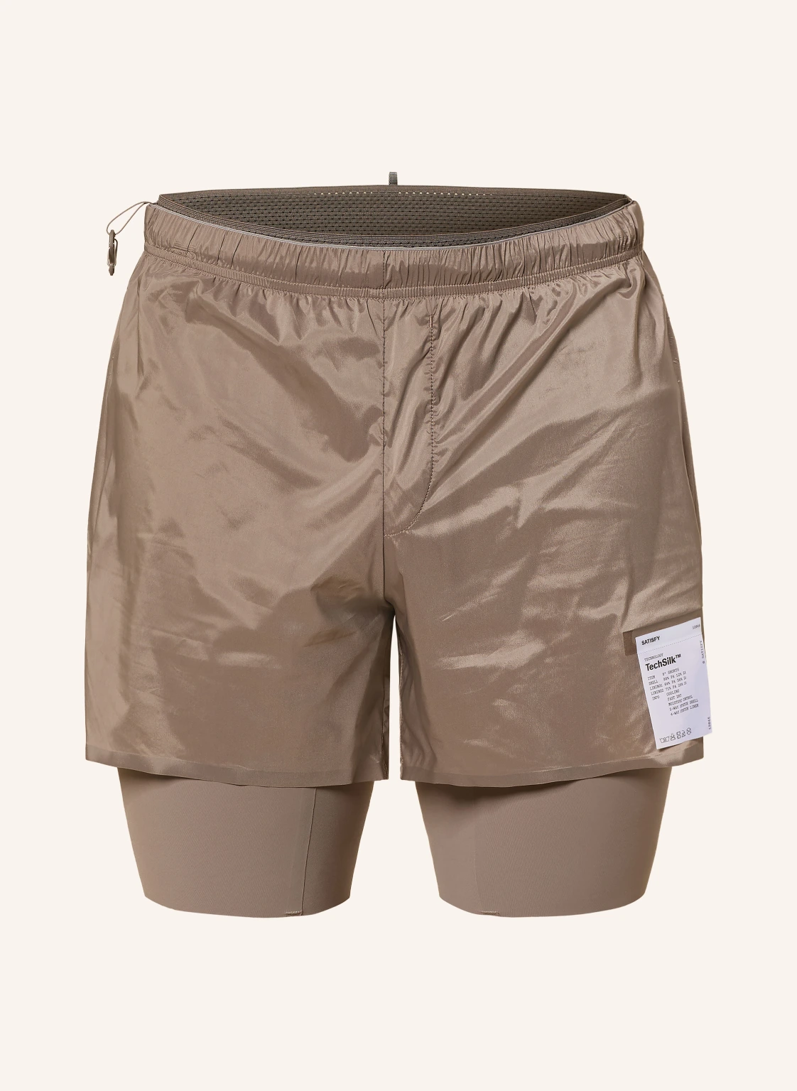 SATISFY 2-in-1-Laufshorts TECHSILK™ 8"