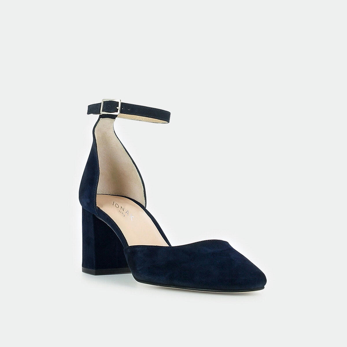 Escarpins cuir velours Vaillante