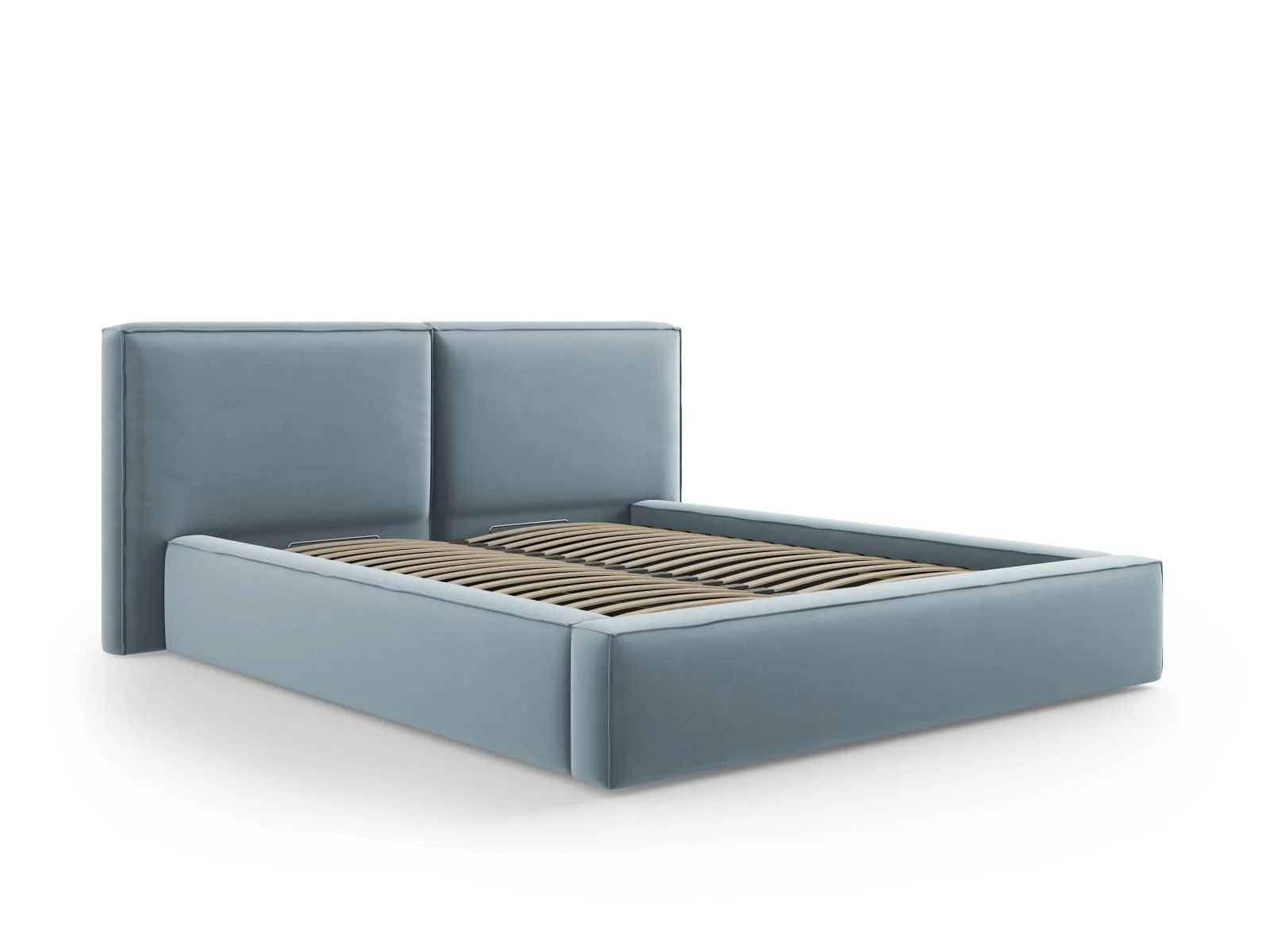 Bedframe Jodie met opbergruimte velvet 160 x 200 cm