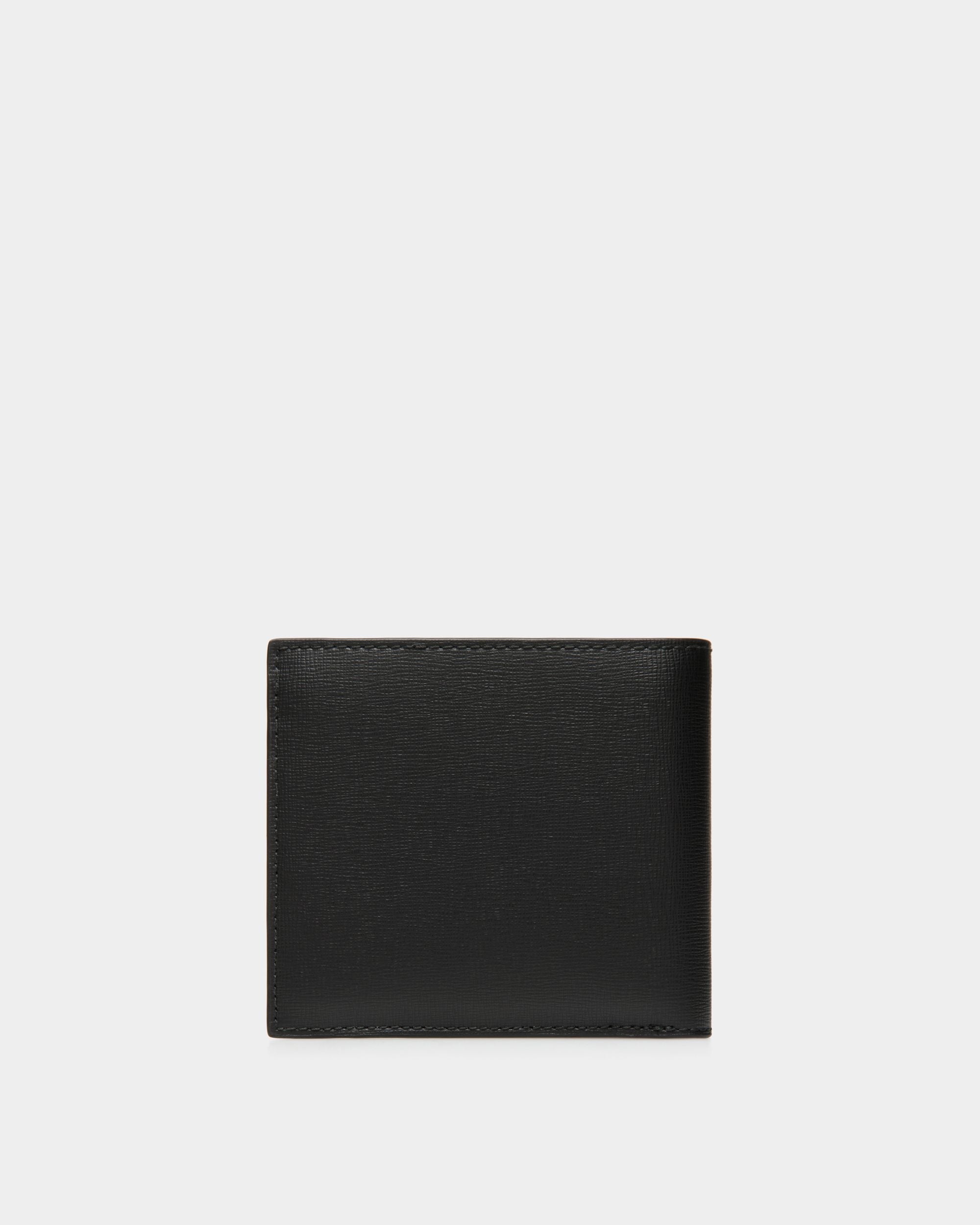 Mythos Zweiteilige Brieftasche Aus Recyceltem Leder In Schwarz