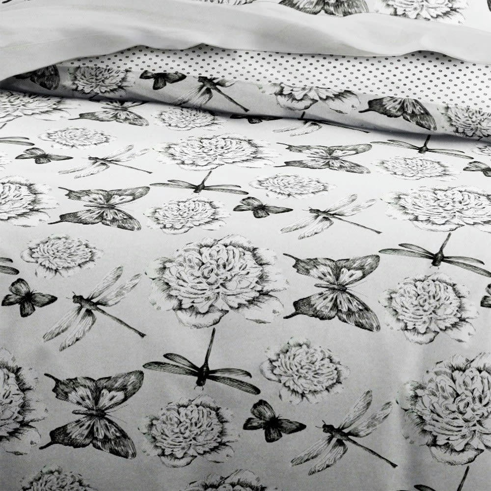 #2.53 - Parure housse de couette coton blanc 240x260 cm