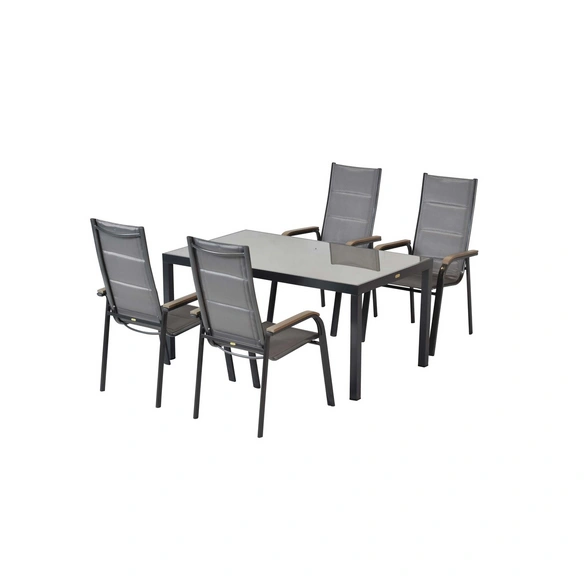 Gartenmöbelset »Trivero«, 4 Sitzplätze, Aluminium/Textil