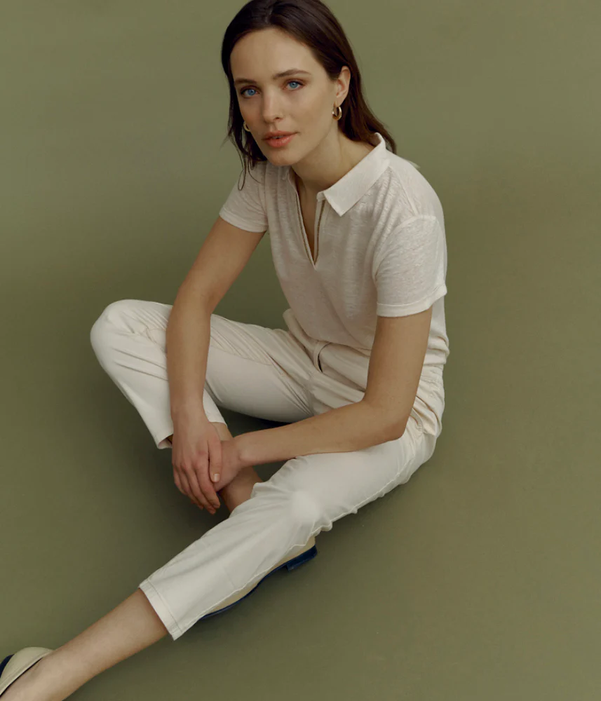 Pantalon 7/8ème en coton stretch PUJAS/85211/007
