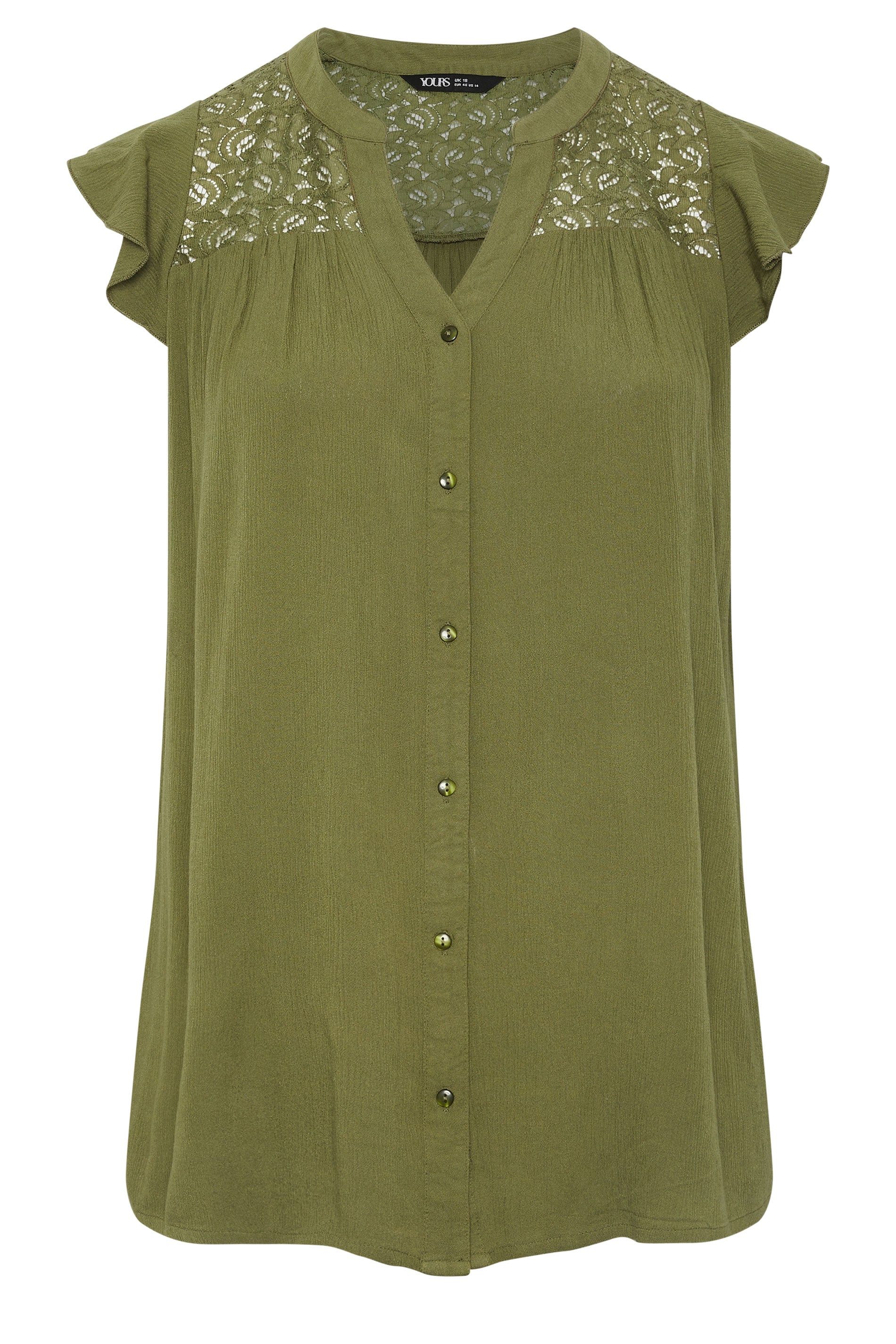 Yours Ruffle Crochet Blouse