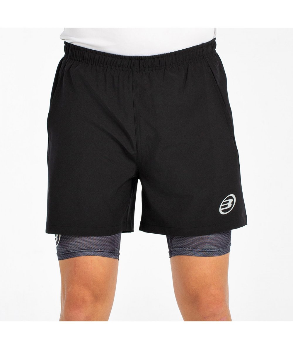 SHORT BULLPADEL MANZAN NEGRO
