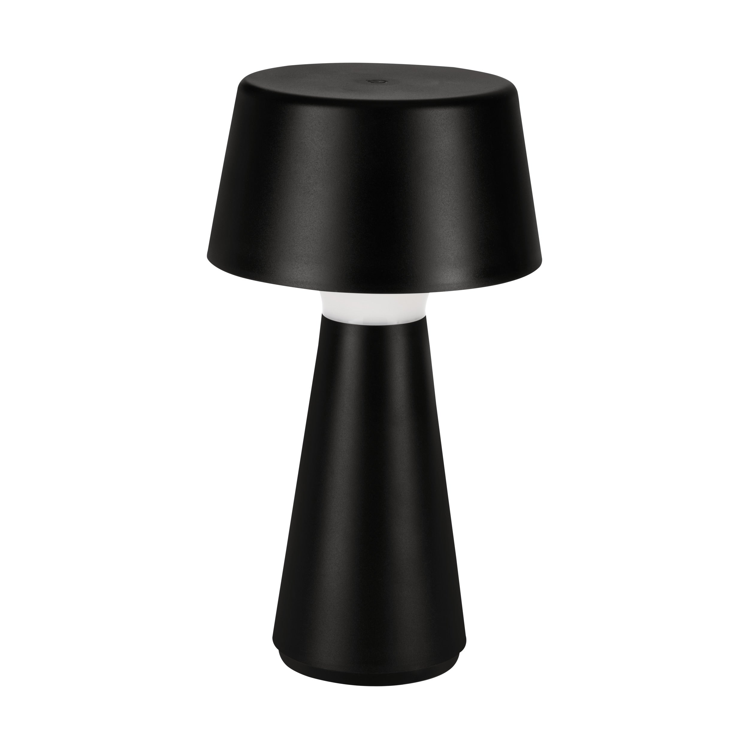 EGLO tafellamp Scorrano - aanraakdimmer - draadloos - 29 cm - zwart