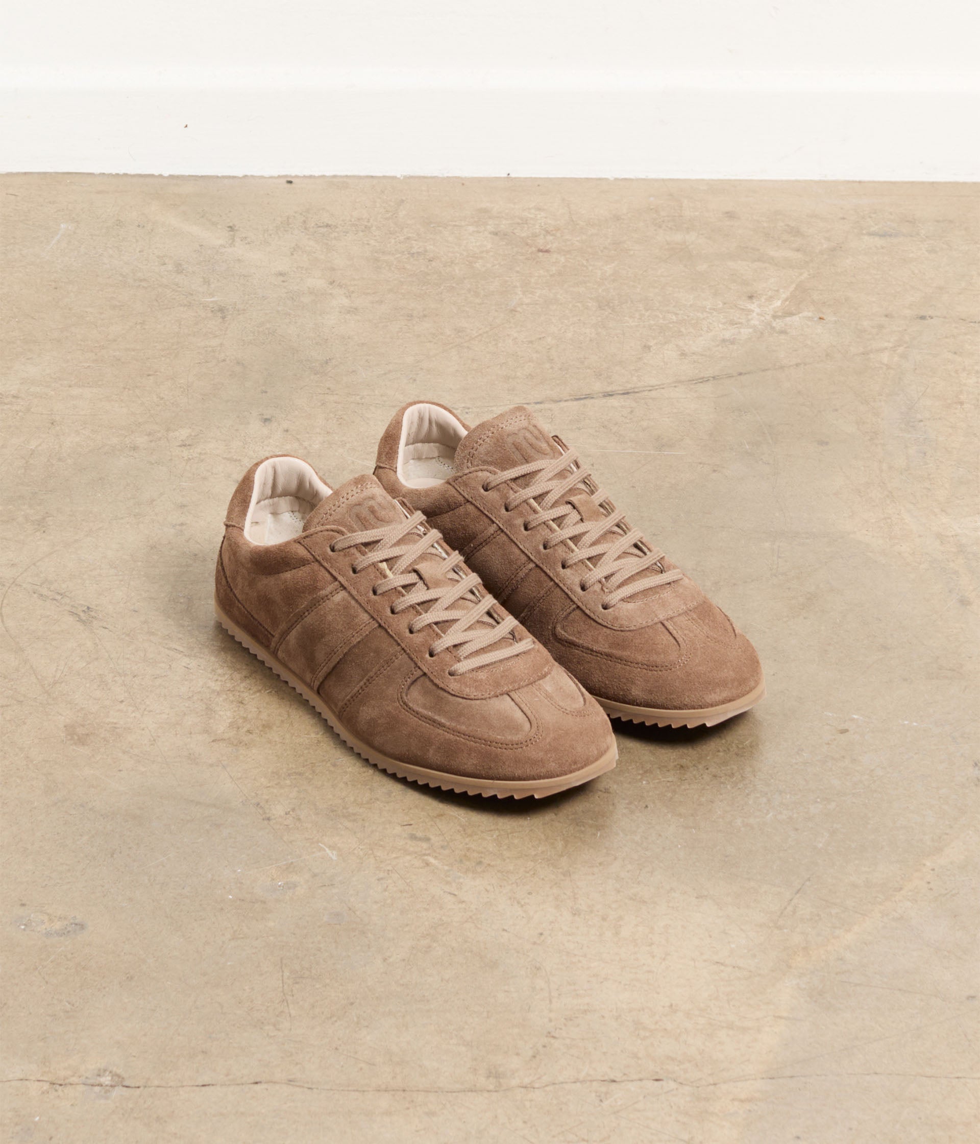 Baskets velours marron Nala