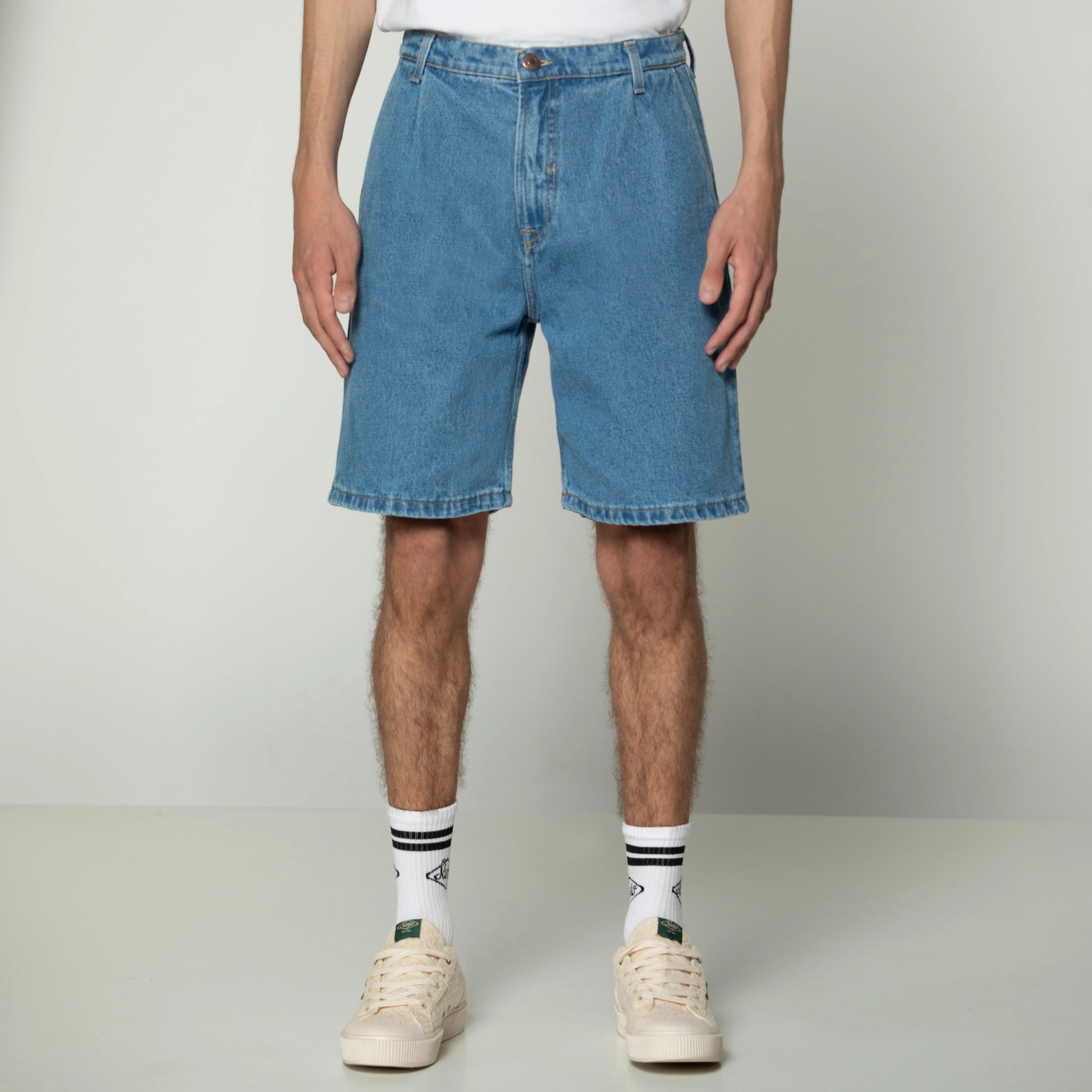 Sanjo Boxy Shorts // Medium Denim