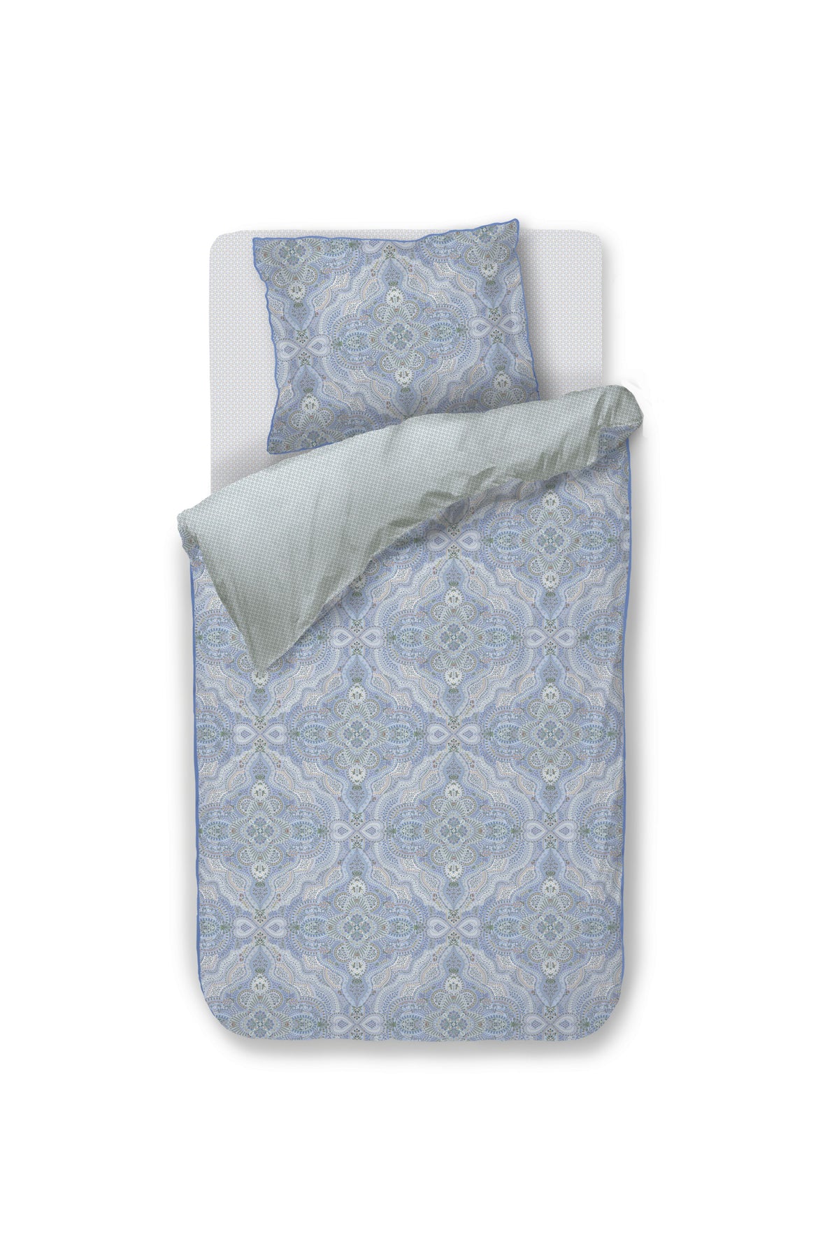 Pip Studio Moon Flower - 140 x 200/220 cm - Licht blauw