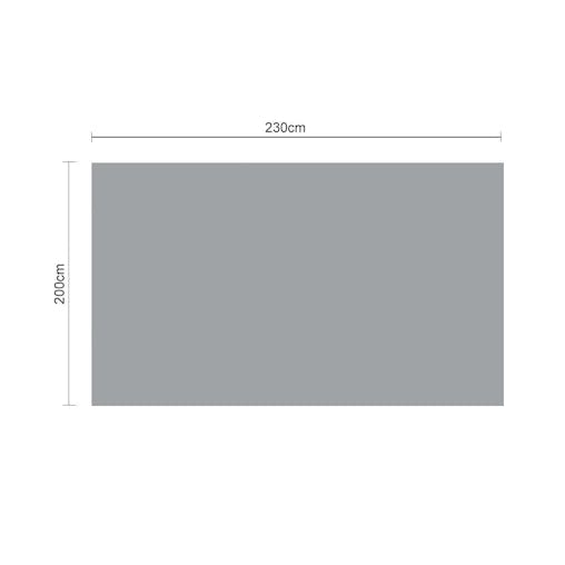 SOGA 2x 200x230cm Warm & Cozy Flannel Polyester Throw Blanket Light Brown