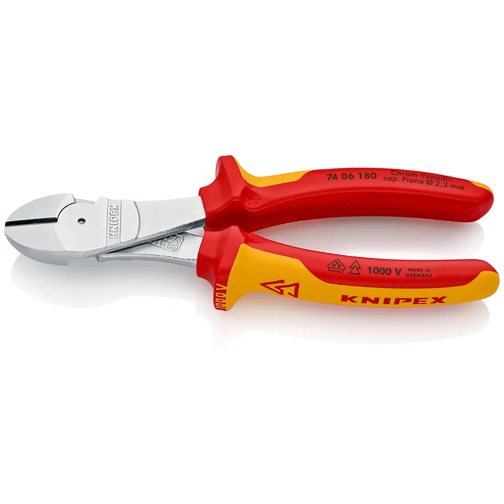 Knipex VDE diagonal cutting pliers 180 mm