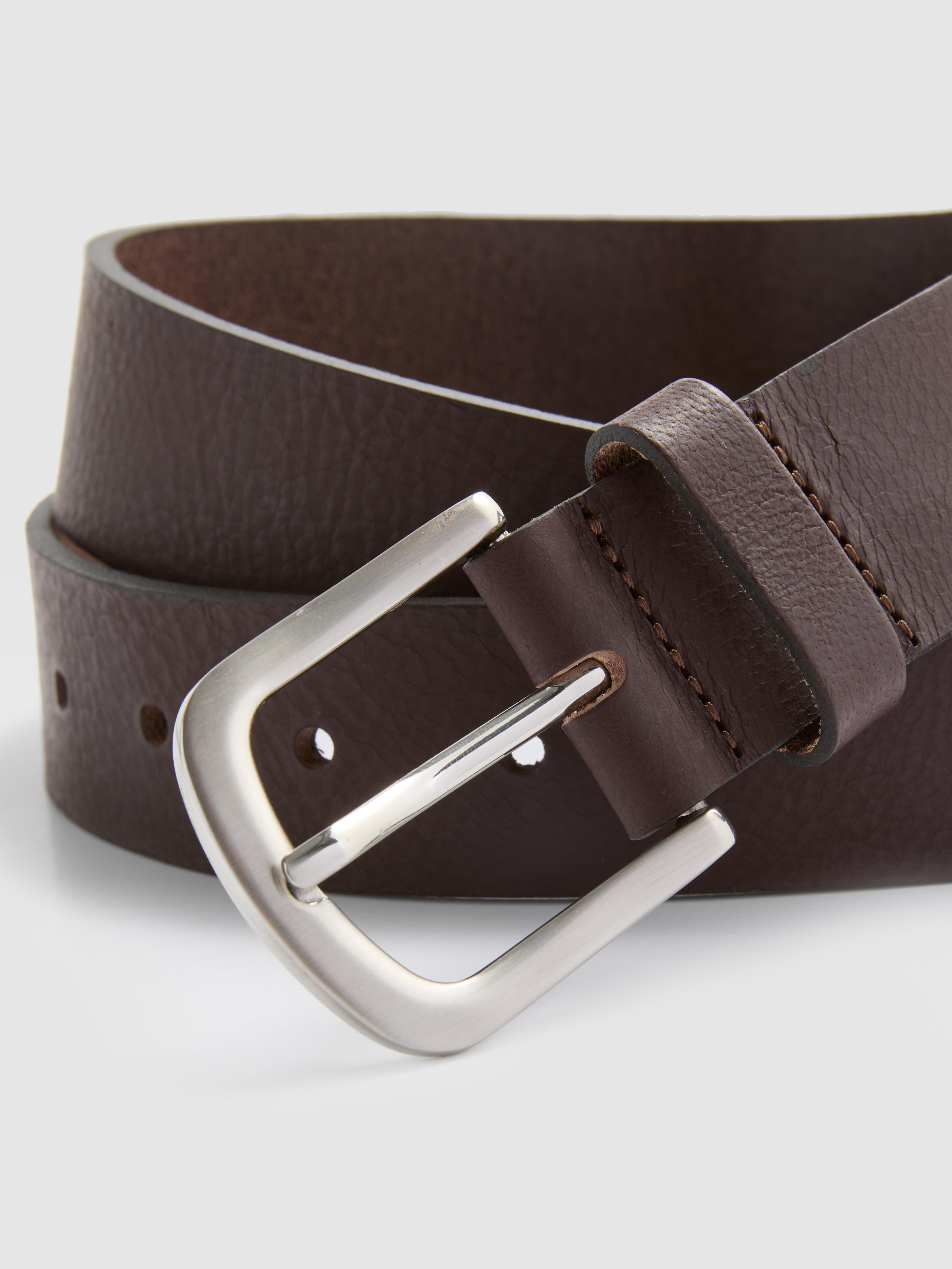 Leather Skinny Belt