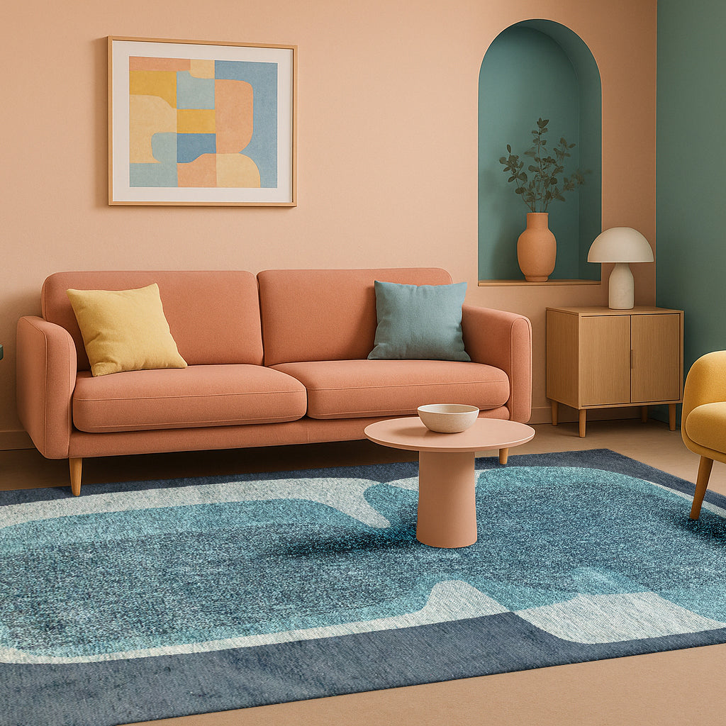 Lola & Moi Poum Poum Vloerkleed 200 x 280 cm - Clear Sky