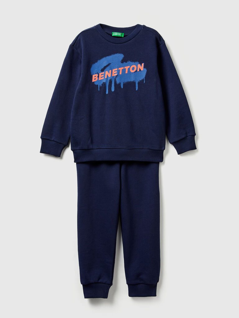 Sweat tracksuit with logo