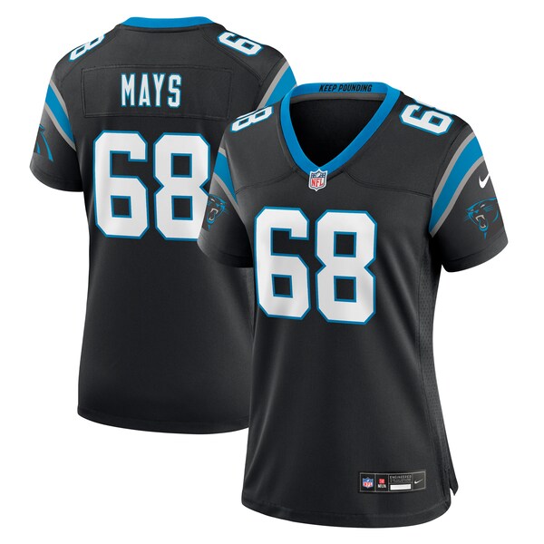 Cade Mays Carolina Panthers Nike Women's Team Game Jersey -  Black