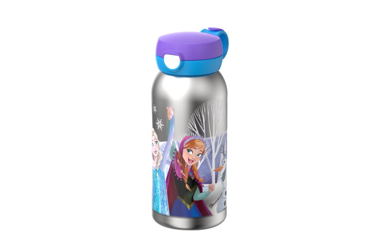 Campus RVS drinkfles met flipdop 600 ml - Frozen Friends