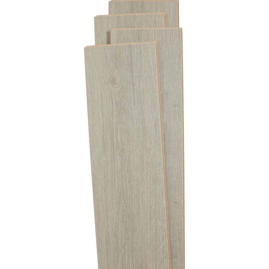 Kwantum Tegellook Laminaat | Extra Breed Laminaat | Laminaat Shannon Grijs Eiken Je berekent hoeveel meters je nodig hebt door lengte en breedte in te vullen