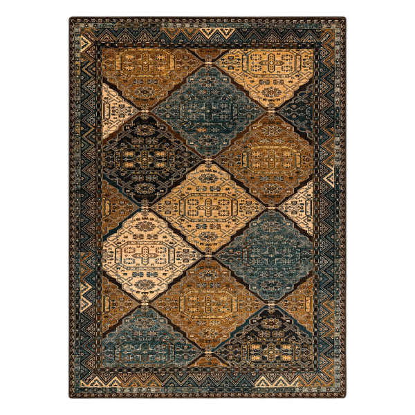 Dywan wełniany POLONIA Astoria orientalny, koniak beż 170x235 cm