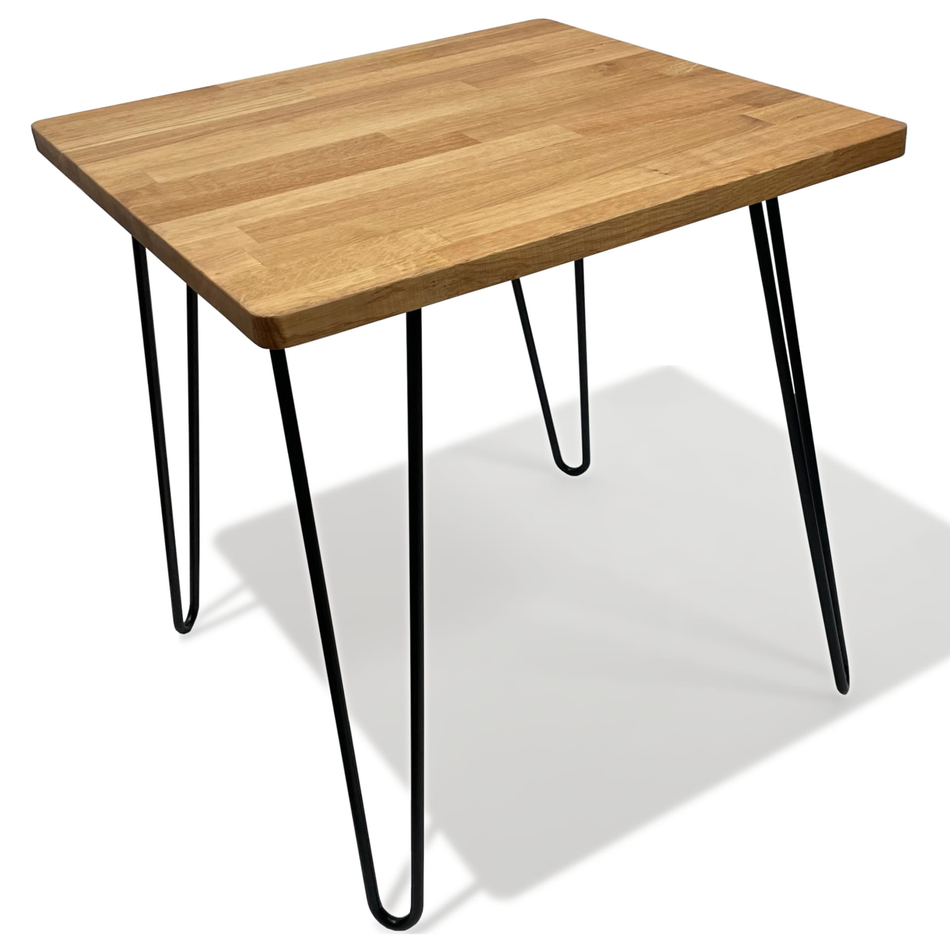 Stolik kawowy Tavolo dębowy LOFT 50x50cm