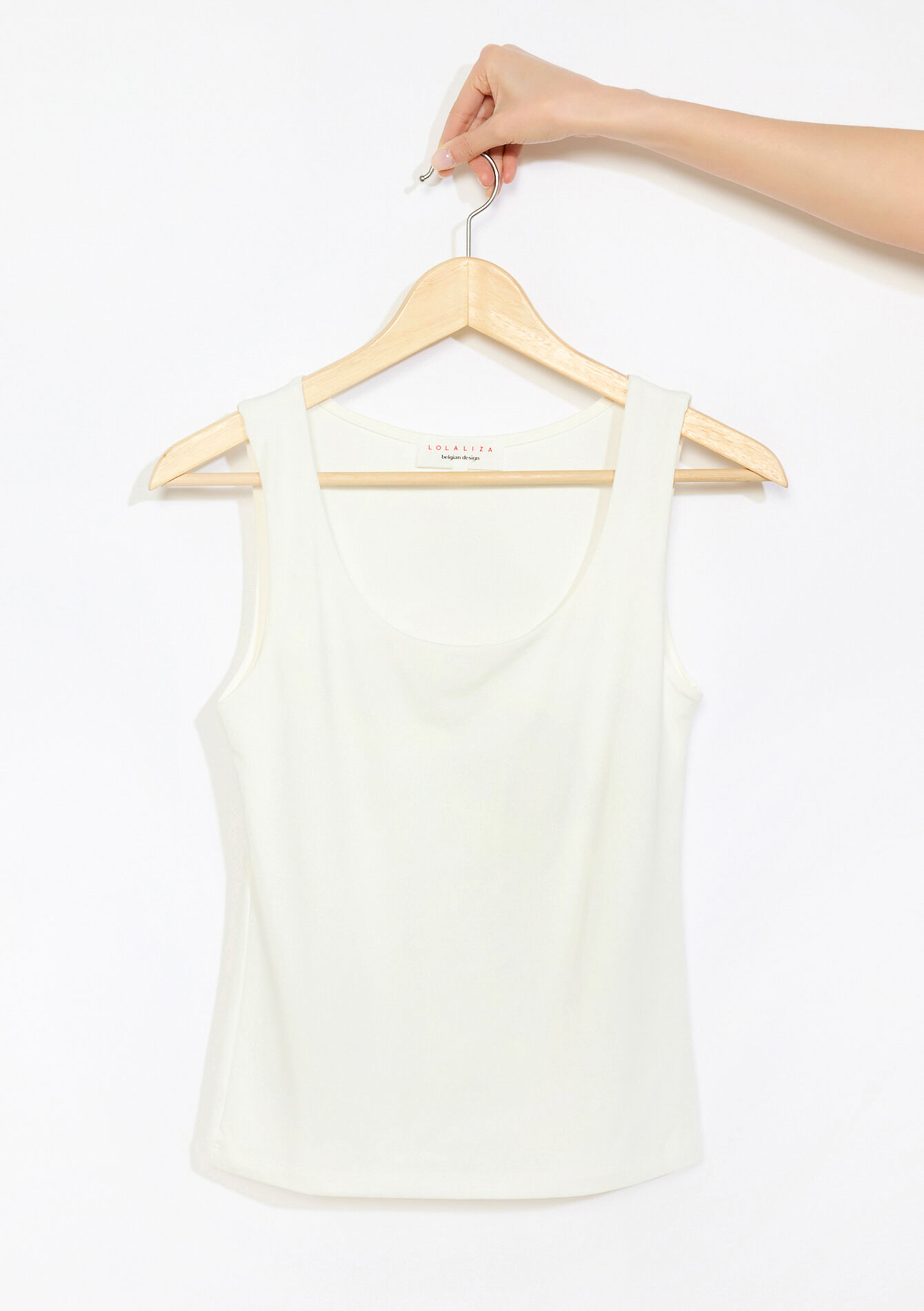 Tanktop met ronde hals