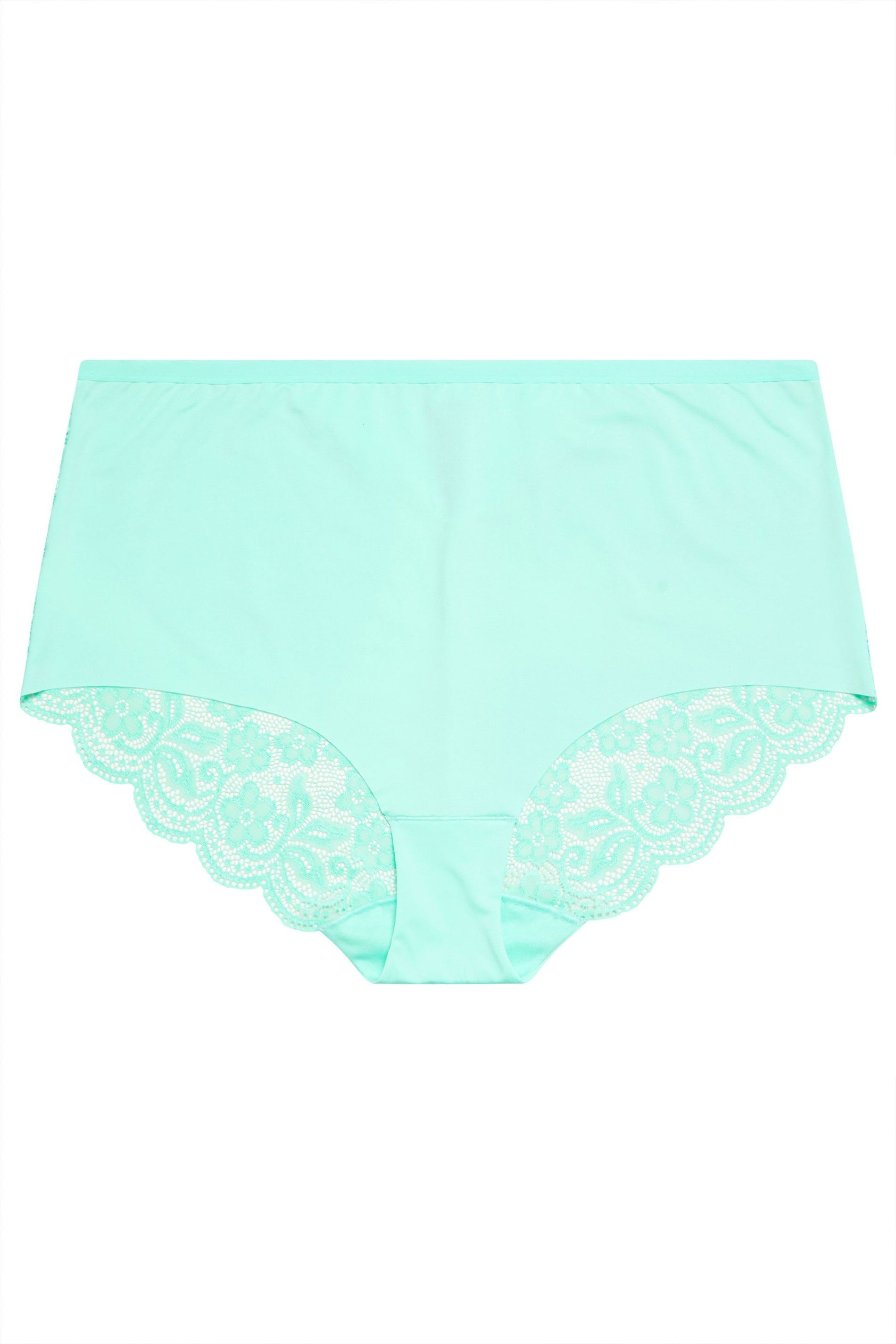 Yours 3 Pack Lace Back High Waisted Knickers