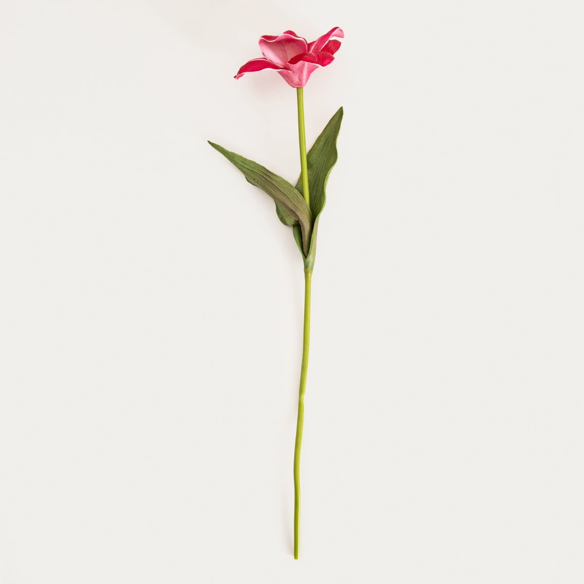 Gałązka sztuczna HUBIS hibiskus różowy 45 cm