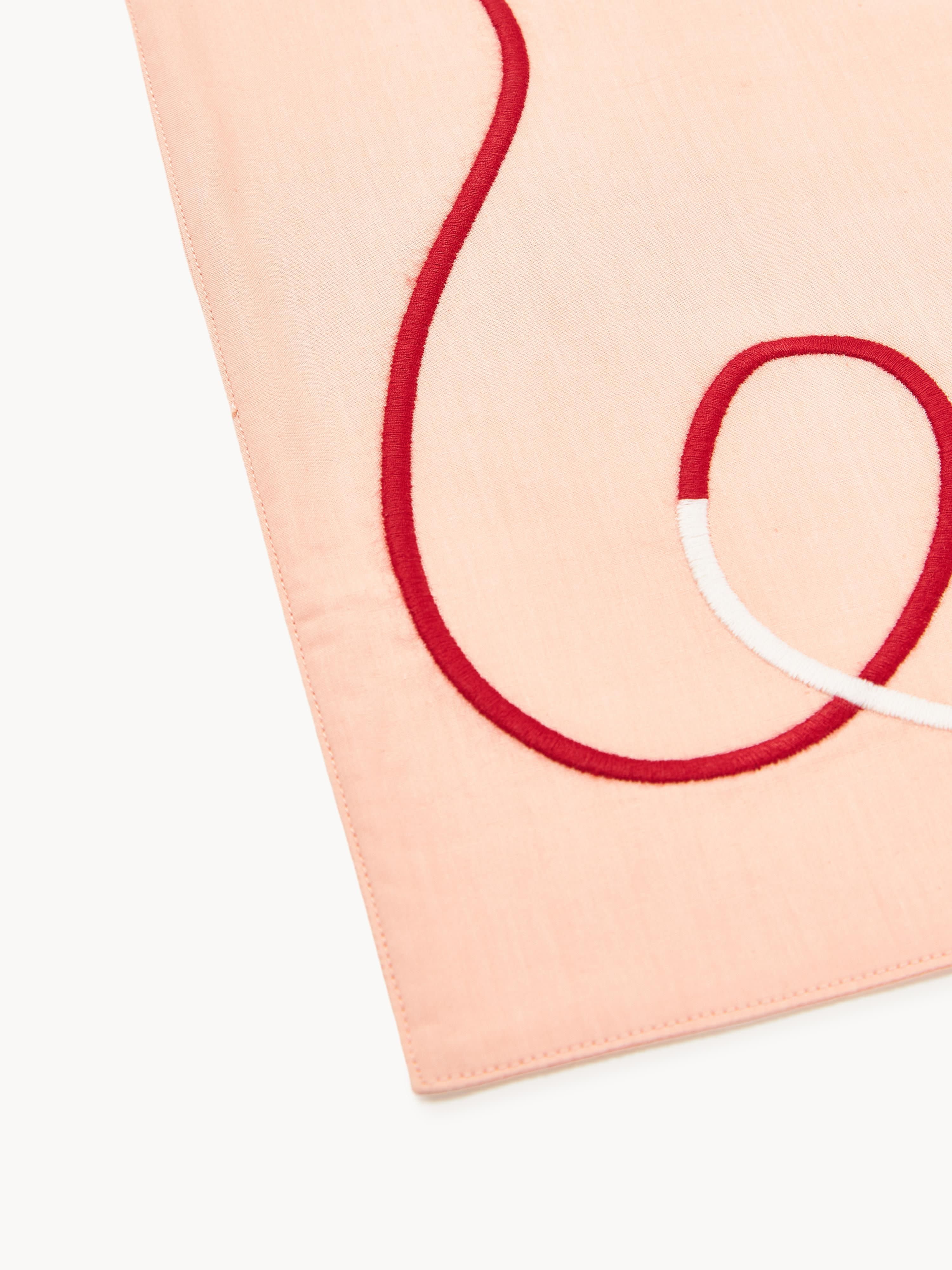 Tischsets Sue mit abstrakter Stickerei, 2er-Set