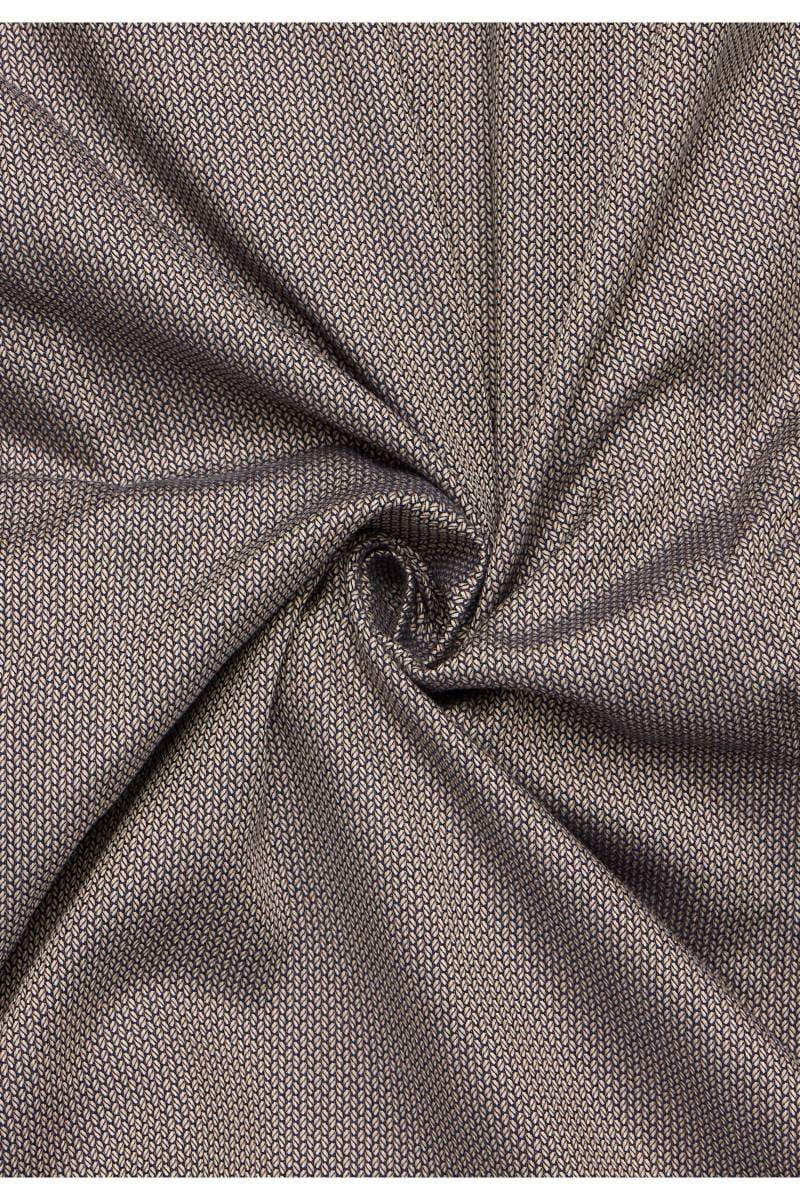 ETERNA Comfort Fit Hemd beige/braun, Strukturiert