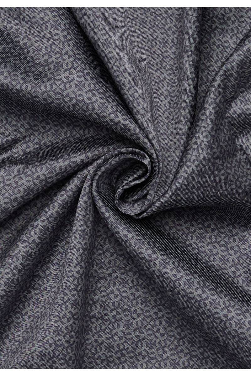 ETERNA Performance Slim Fit Tencel Hemd silber, Bedruckt