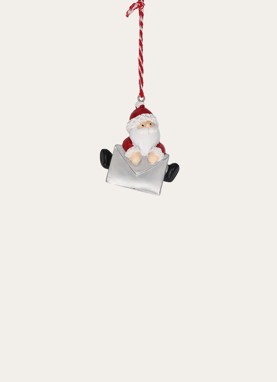 FIGURINE PÈRE NO&Euml;L AVEC ENVELOPPE ROUGE