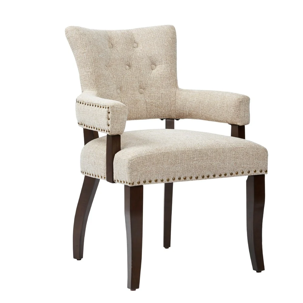 INK+IVY Brooklyn Cream/ Morocco Dining Arm Chair Set of 2