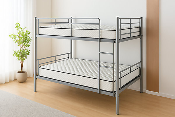 Pack de 2 Matelas Mousse 90x200 New York, Ferme, Réversible, Côté été/hiver, H15 Cm