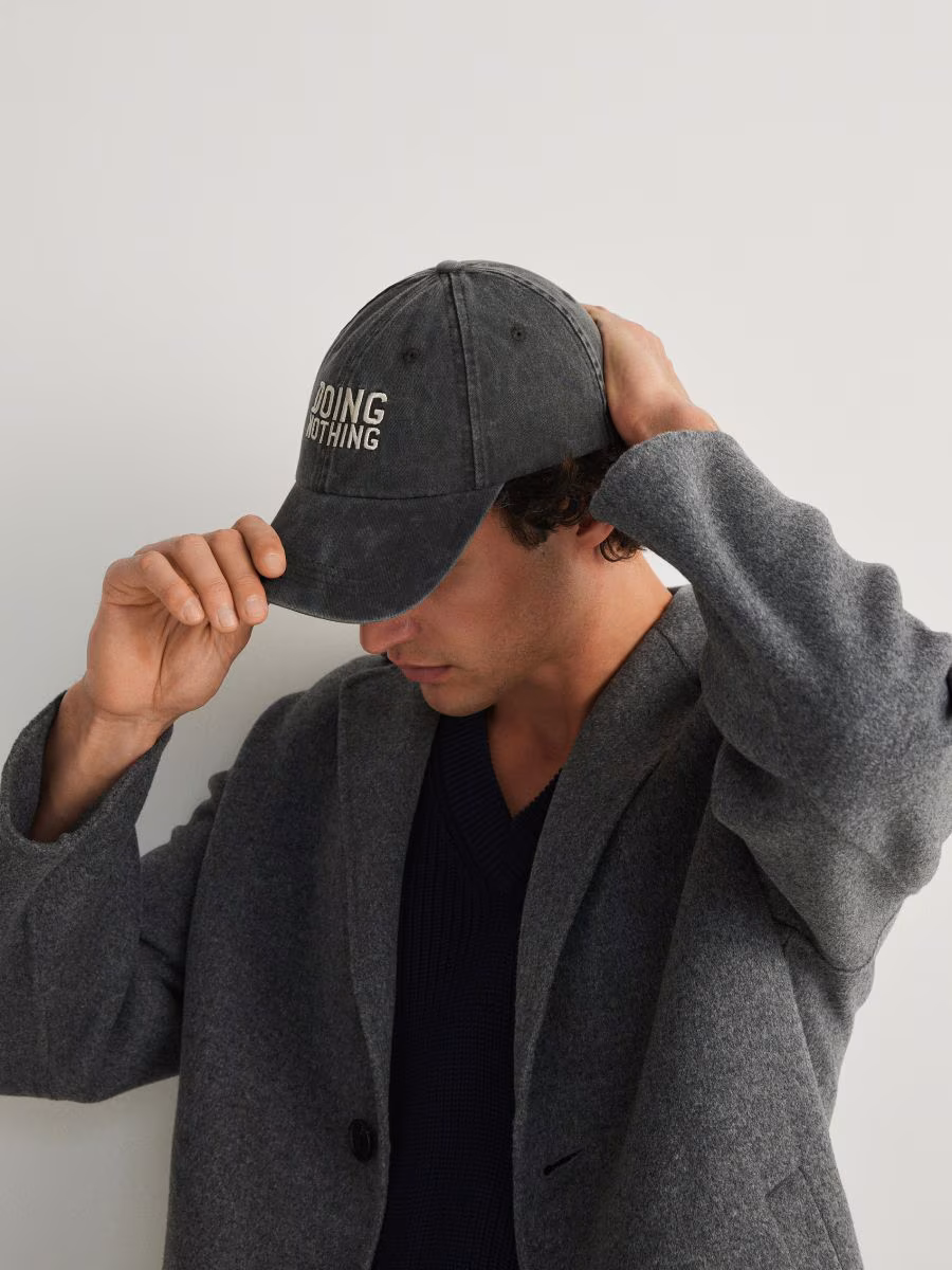 Baseball Cap With Embroidery