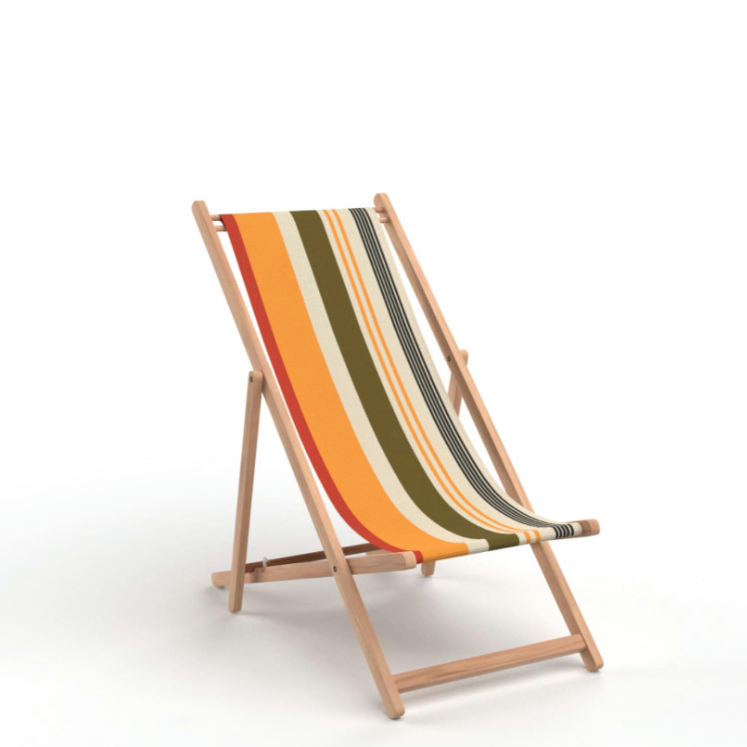 SAMA - Lot de 2 chiliennes en bois multicolore