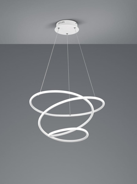 Lampa wisząca BOLOGNA biała LED 1x36W Neutralna biel 5100lm RL