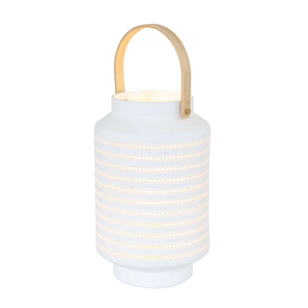 Anne Light & home tafellamp anne - 1 lichts - 14x 26 cm - wit