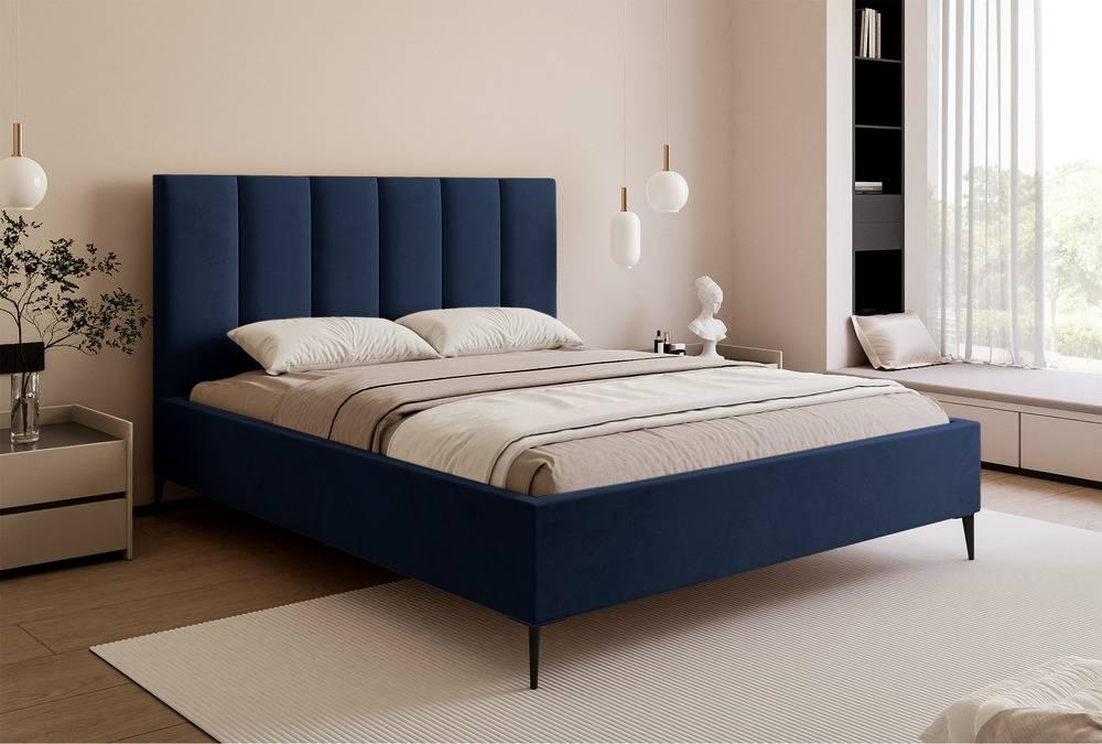 Bedframe Carolina met opbergruimte velvet 160x200