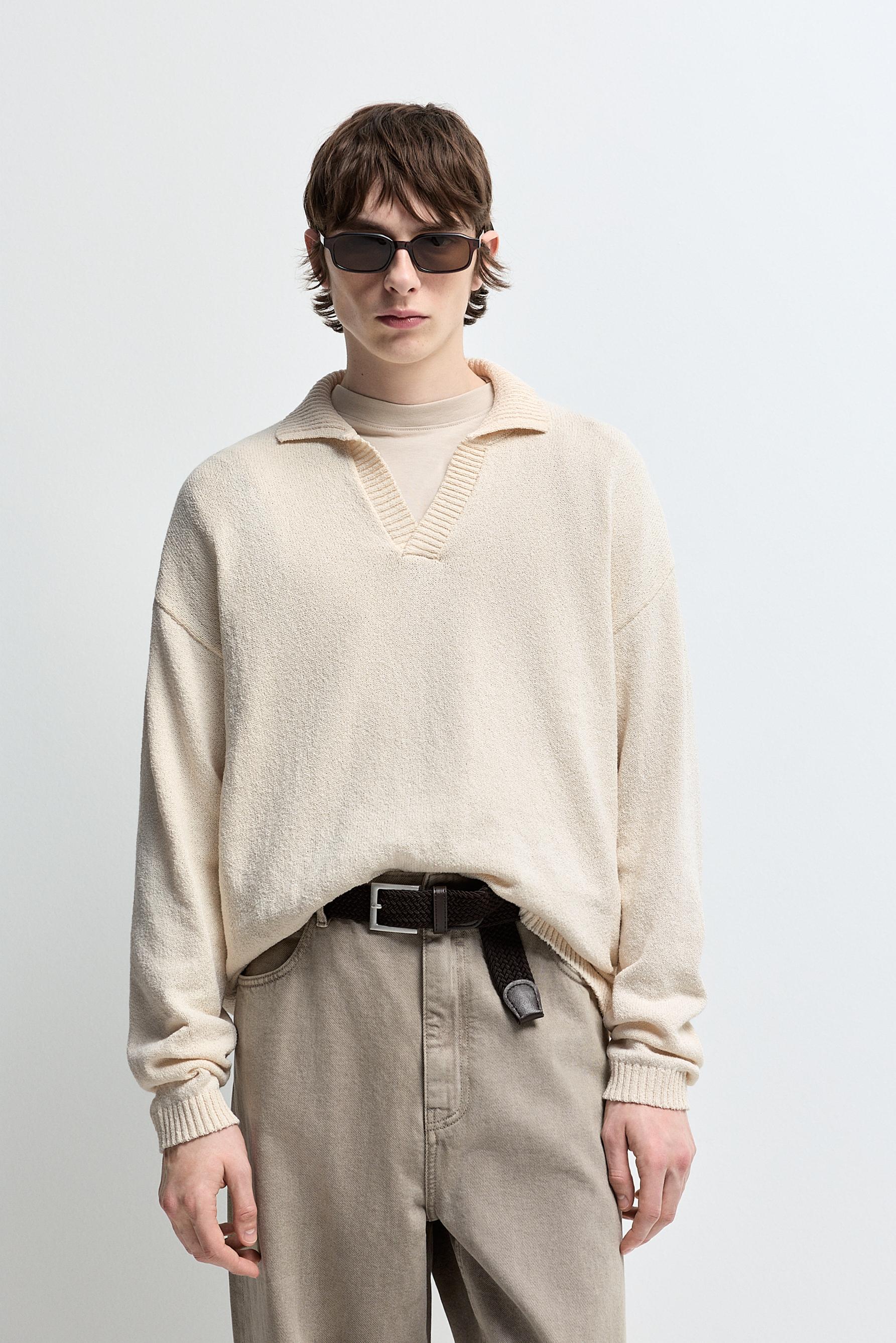 Polo punto bouclé