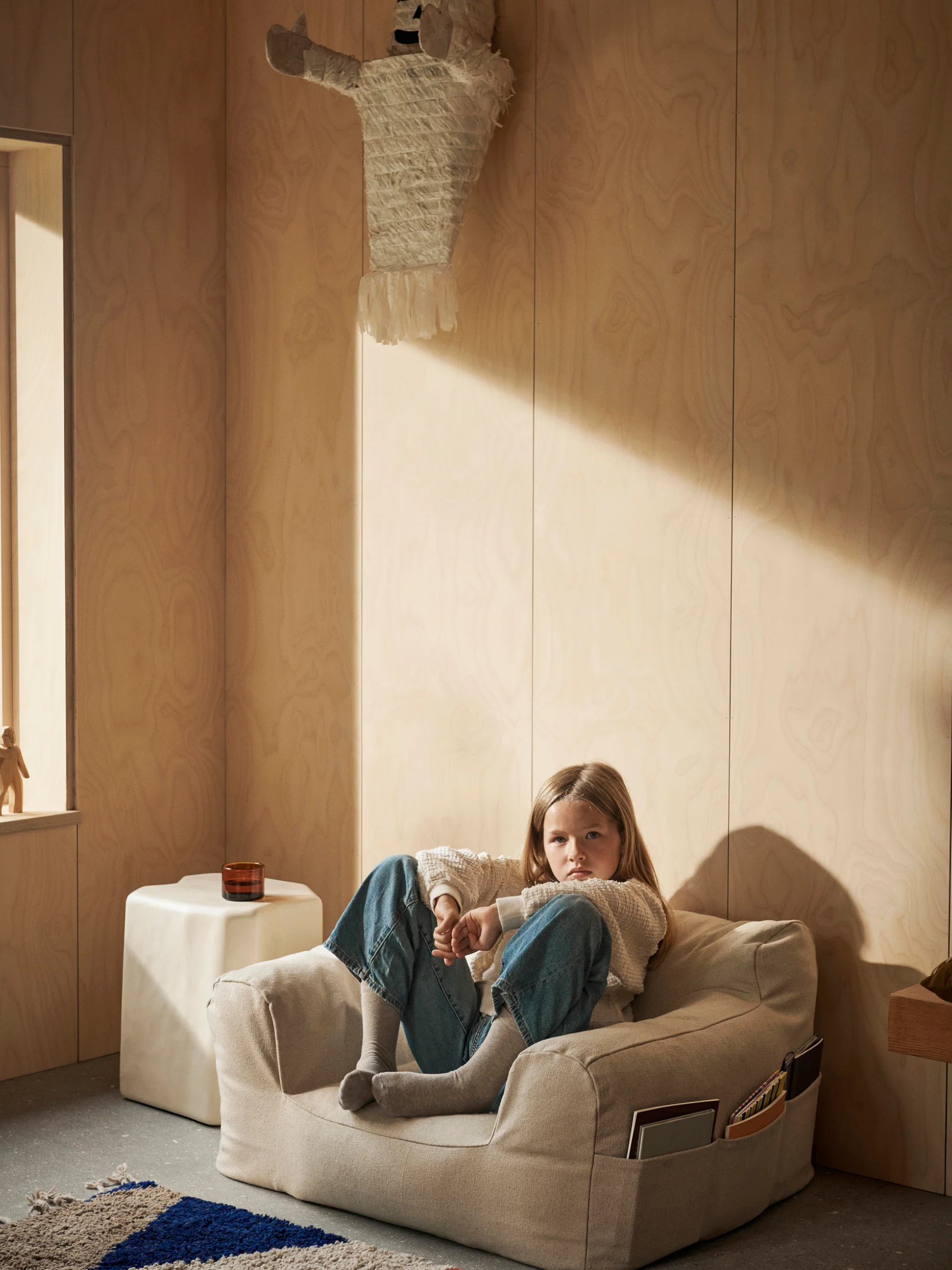 Kinder-Sofa Billow aus Baumwolle